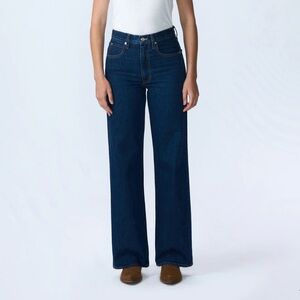 NEW SLVRLAKE GRACE EVERMORE WIDE LEG HIGH RISE JEANS SIZE:24